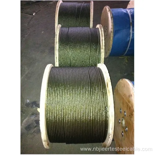 Steel Wire Rope 6X19+Iwrc with Yellow Grease